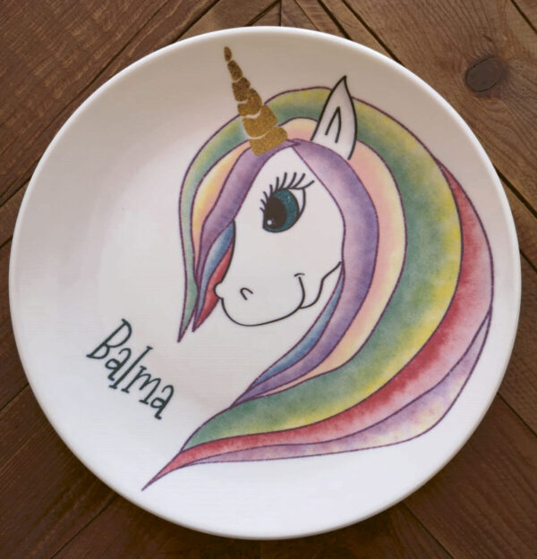 Plato Unicornio - Silhouette - Imagen 2