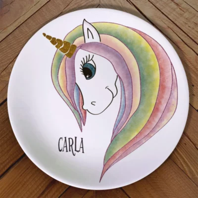 Plato Unicornio - Silhouette