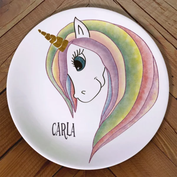 Plato Unicornio - Silhouette