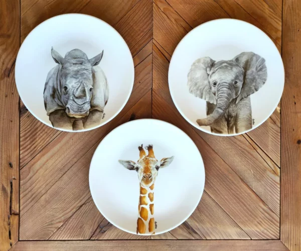 Platos animales - Rinote - Imagen 3